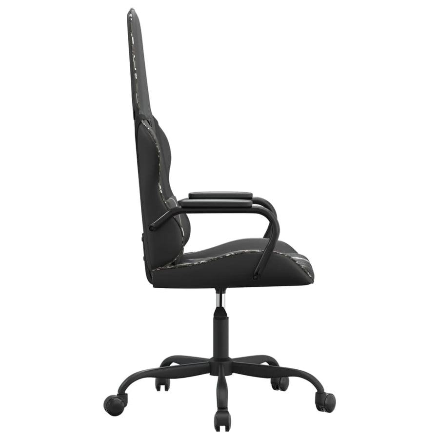 Massage gamestoel kunstleer camouflage en zwart Camouflage