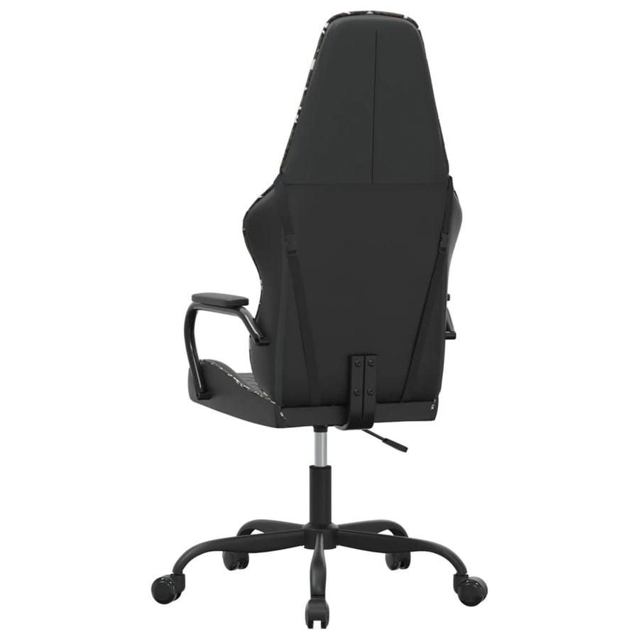 Massage gamestoel kunstleer camouflage en zwart Camouflage