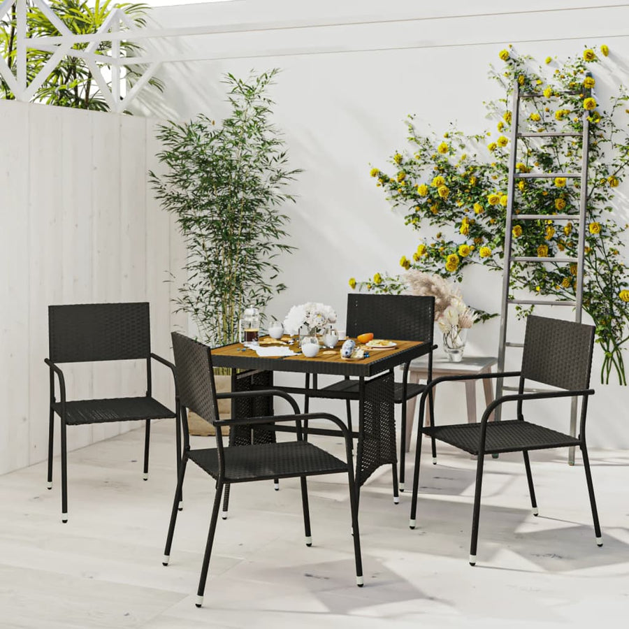 5-Delige Tuinset Poly Rattan 4