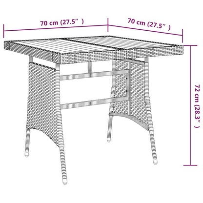 3-Delige Tuinset Poly Rattan 2