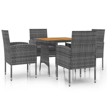 5-Delige Tuinset Poly Rattan 4