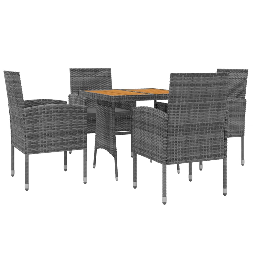 5-Delige Tuinset Poly Rattan 4