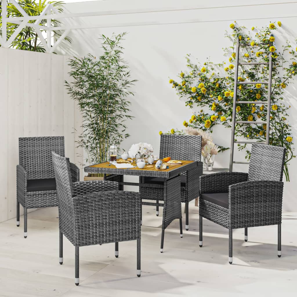 5-Delige Tuinset Poly Rattan 4