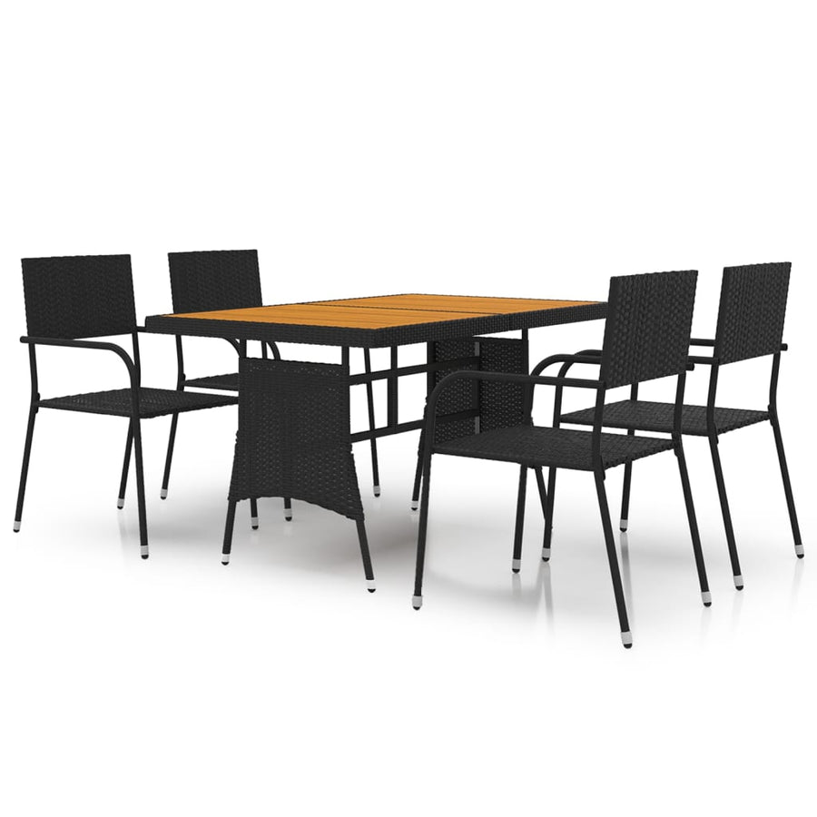 5-Delige Tuinset Poly Rattan 4