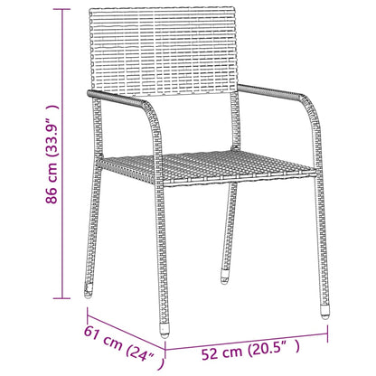5-Delige Tuinset Poly Rattan 4
