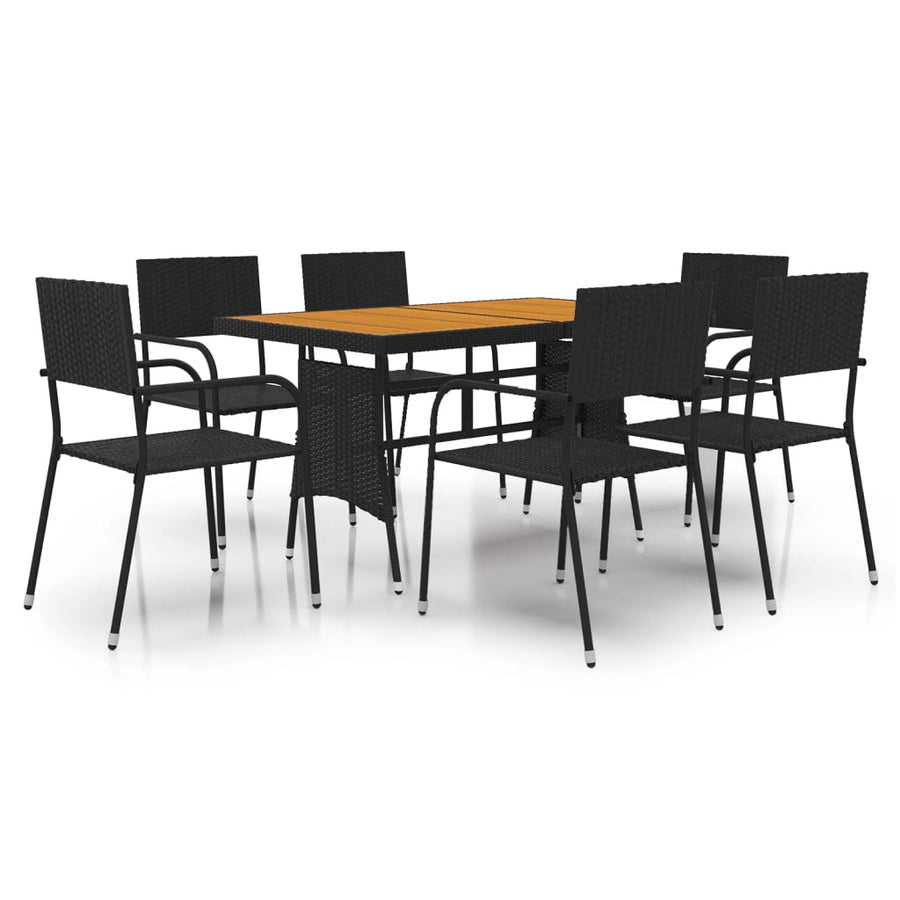 7-Delige Tuinset Poly Rattan 6