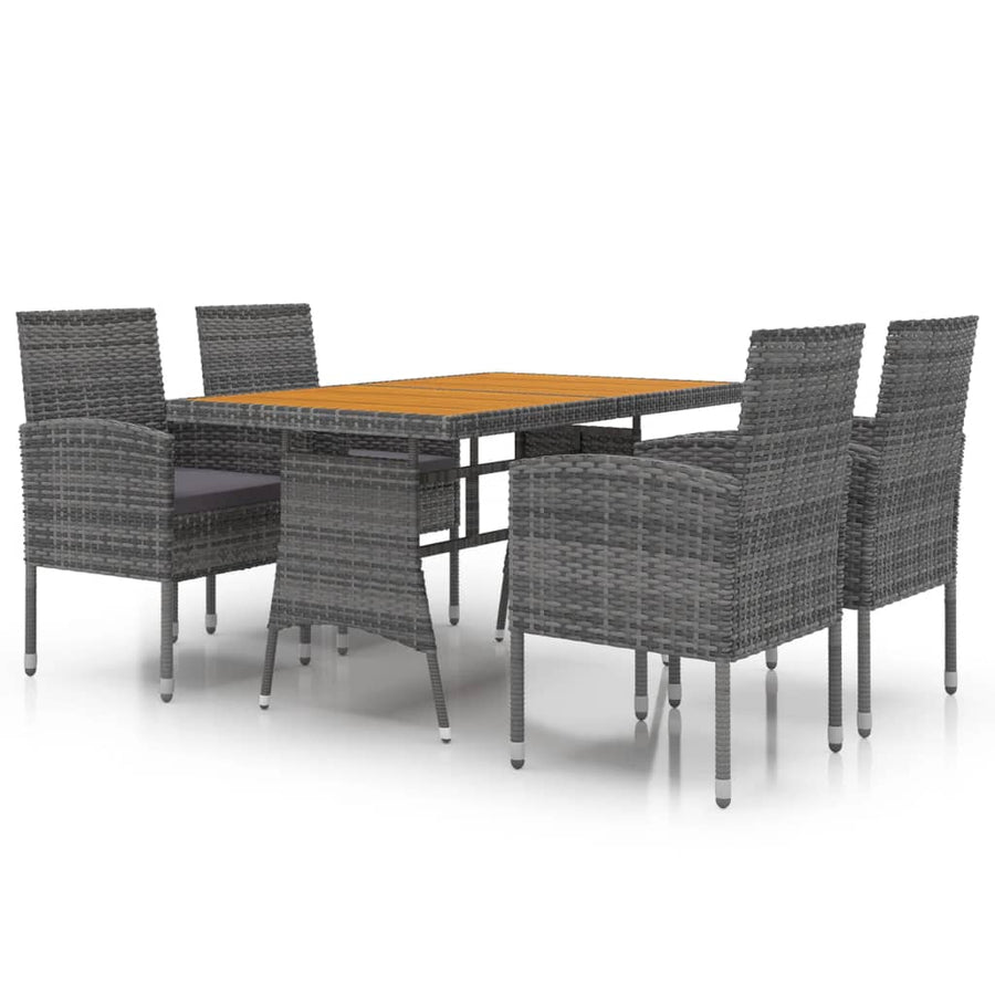 5-Delige Tuinset Poly Rattan 4