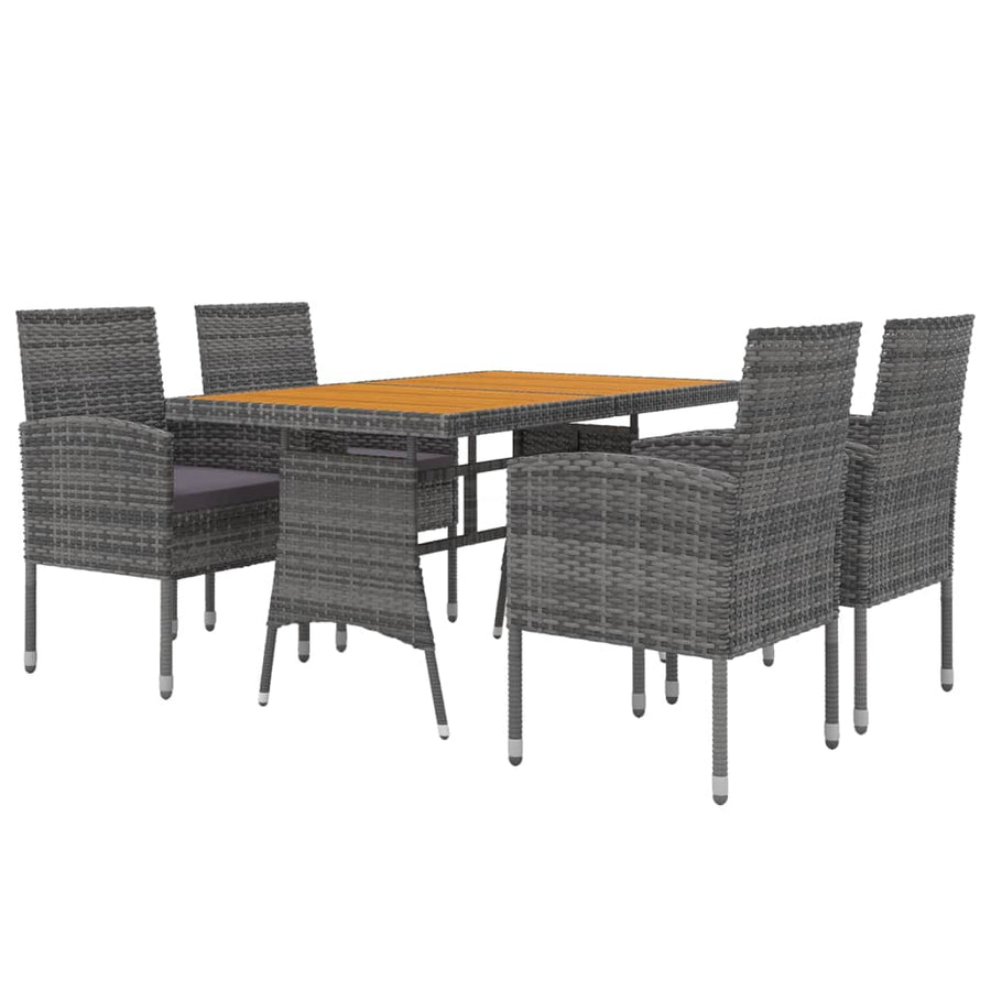 5-Delige Tuinset Poly Rattan 4