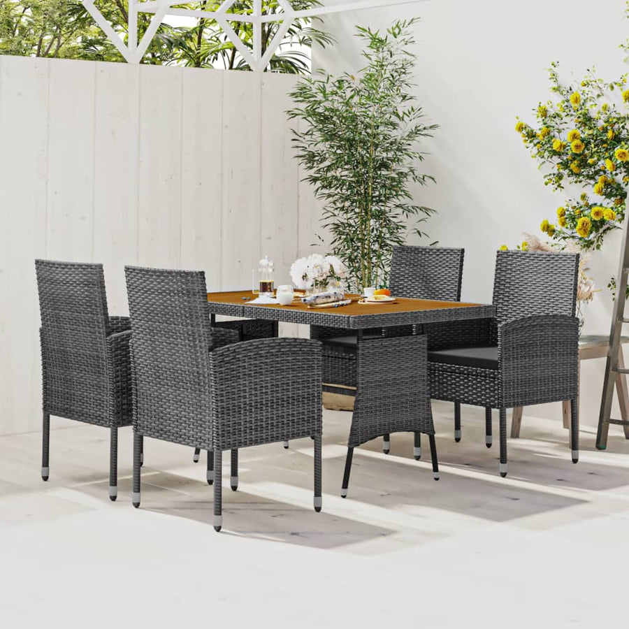 5-Delige Tuinset Poly Rattan 4