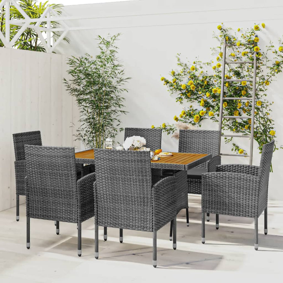 7-Delige Tuinset Poly Rattan 6