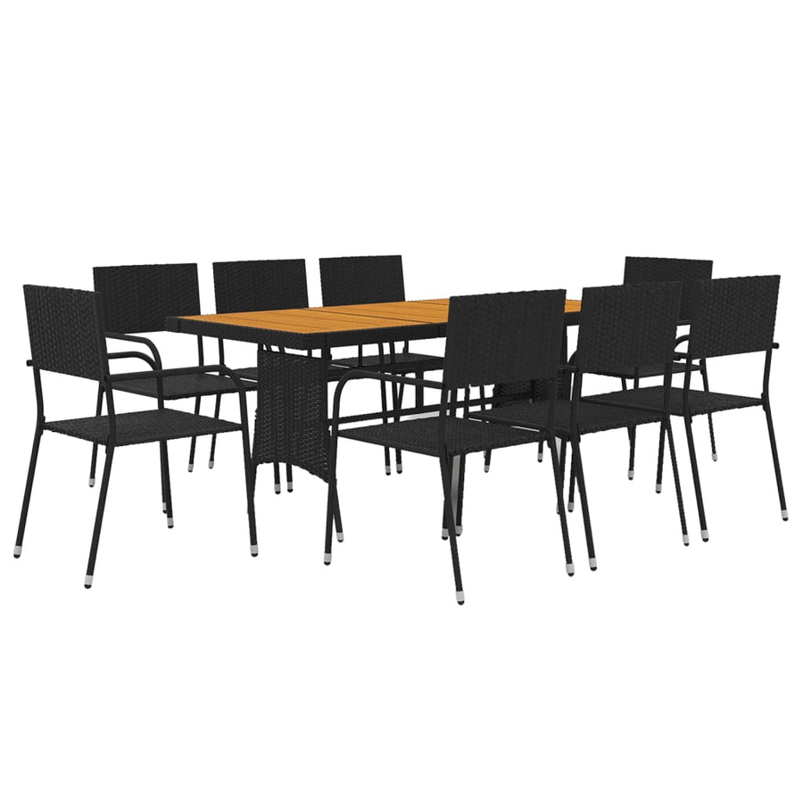 Tuinset Poly Rattan 9