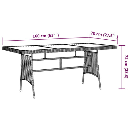 Tuinset Poly Rattan 9