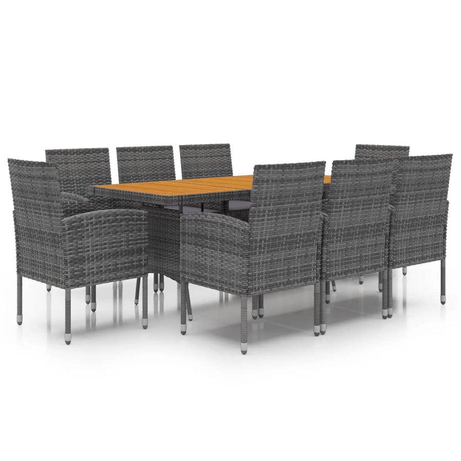 9-Delige Tuinset Poly Rattan 8