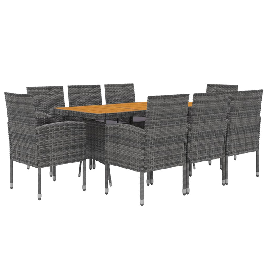 9-Delige Tuinset Poly Rattan 8