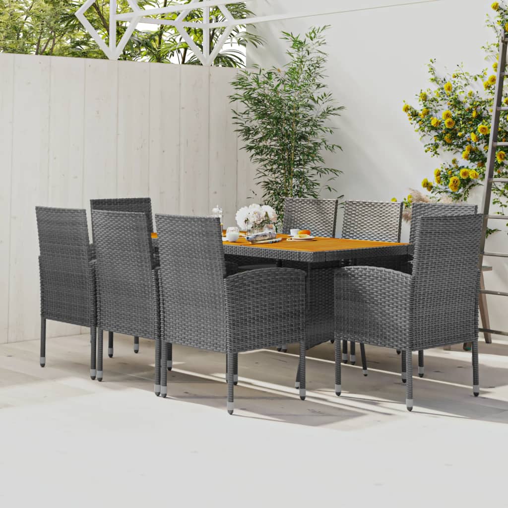 9-Delige Tuinset Poly Rattan 8