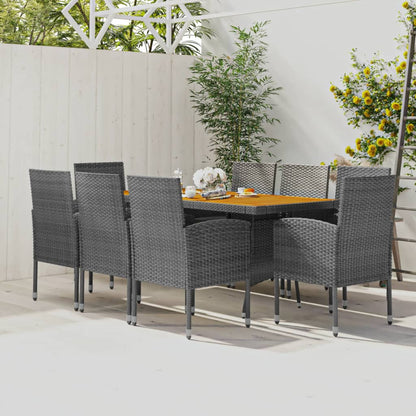 9-Delige Tuinset Poly Rattan 8