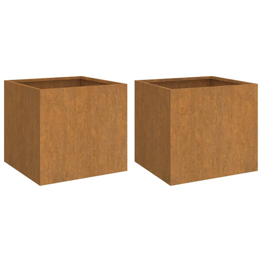 Plantenbakken Cortenstaal 2 32 x 30 x 29 cm