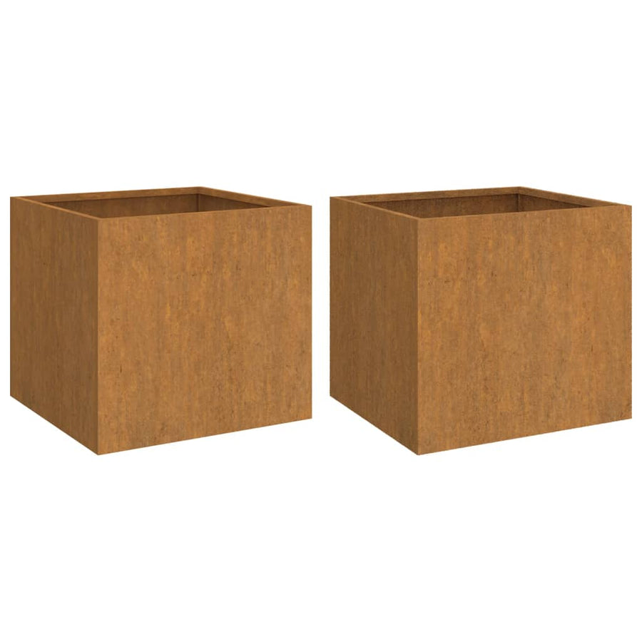 Plantenbakken Cortenstaal 2 42 x 40 x 39 cm