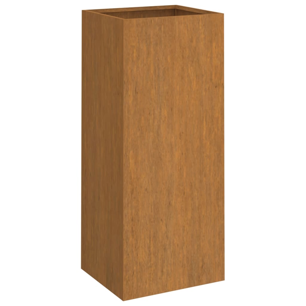 Plantenbak 32X27,5X75 Cm Cortenstaal 1 32 x 27.5 x 75 cm