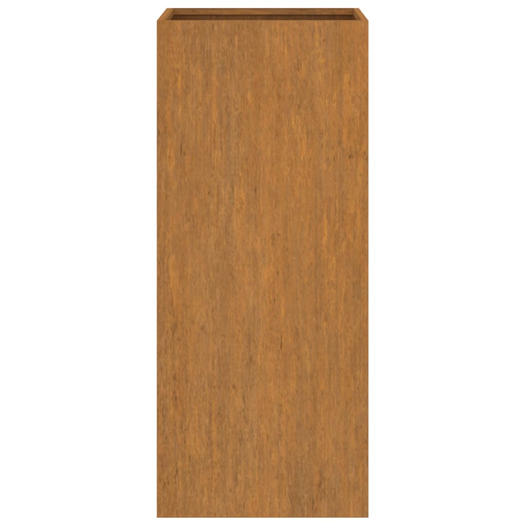 Plantenbak 32X27,5X75 Cm Cortenstaal 1 32 x 27.5 x 75 cm