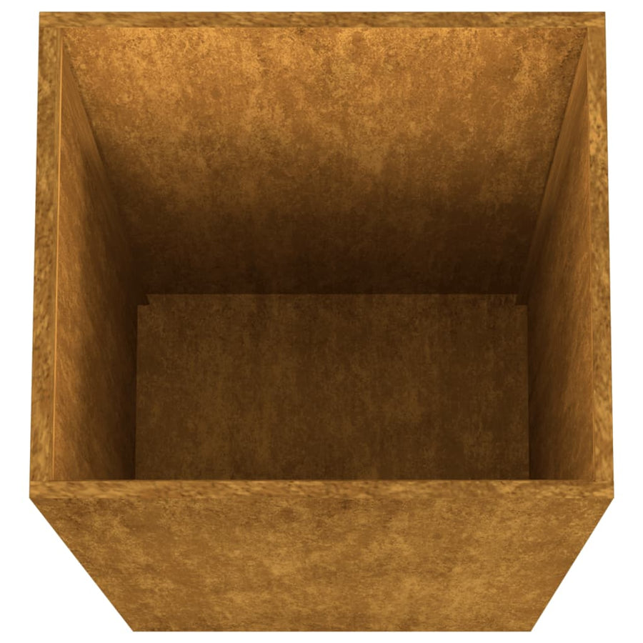 Plantenbak 32X27,5X75 Cm Cortenstaal 1 32 x 27.5 x 75 cm