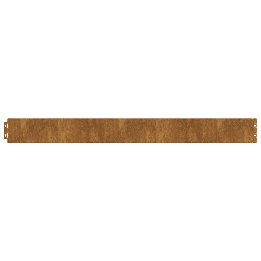 Gazonranden 10 stuks 10x103 cm flexibel cortenstaal