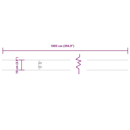 Gazonranden 10 stuks 10x103 cm flexibel cortenstaal