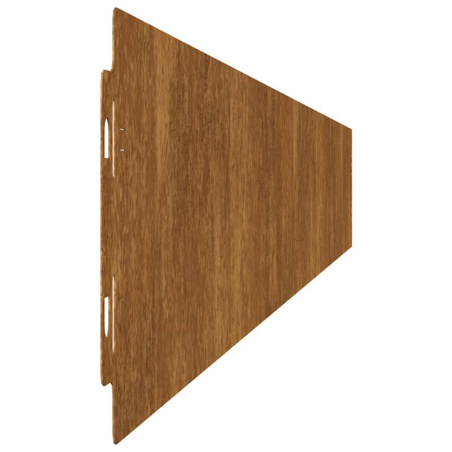 Gazonranden 50 stuks 10x103 cm flexibel cortenstaal
