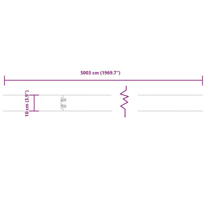 Gazonranden 50 stuks 10x103 cm flexibel cortenstaal