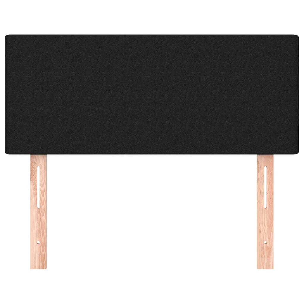 Hoofdbord 80x5x78/88 cm stof zwart 80 cm Laag