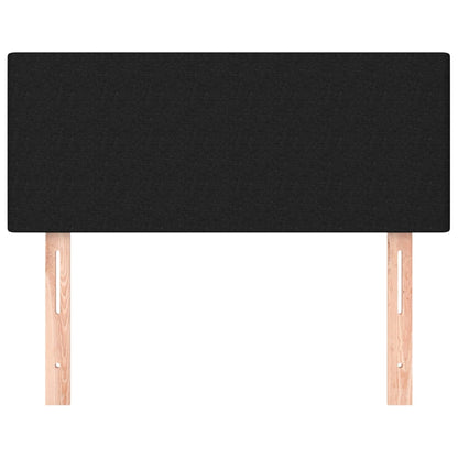 Hoofdbord 80x5x78/88 cm stof zwart 80 cm Laag