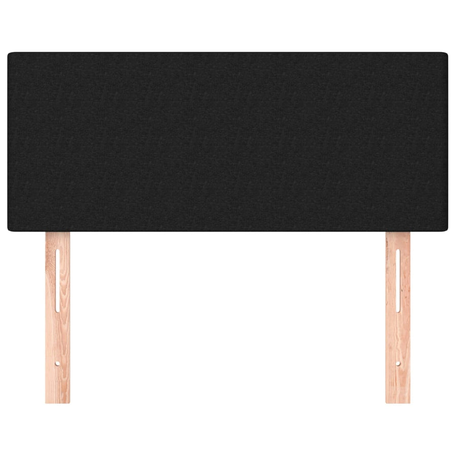 Hoofdbord 80x5x78/88 cm stof zwart 80 cm Laag