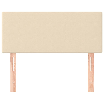 Hoofdbord 80x5x78/88 cm stof crèmekleurig 1 80 cm Crème