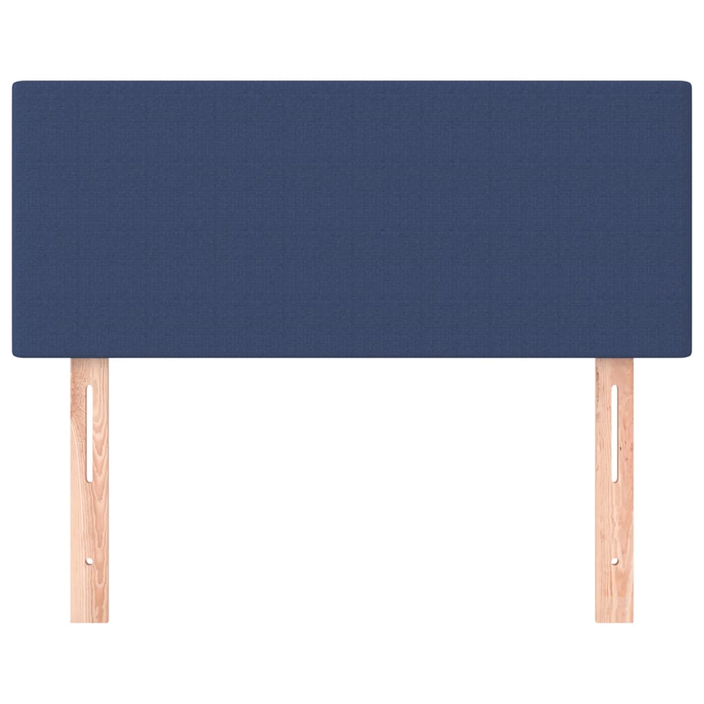 Hoofdbord 80x5x78/88 cm stof blauw 80 cm Laag
