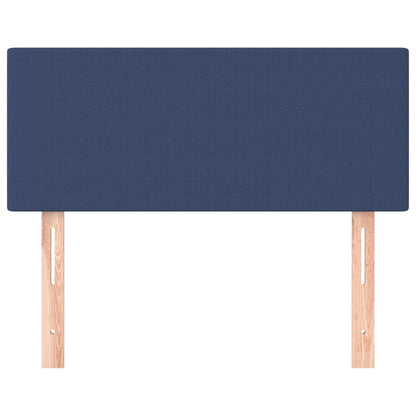 Hoofdbord 80x5x78/88 cm stof blauw 80 cm Laag