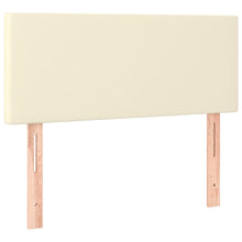Hoofdbord 80x5x78/88 cm kunstleer crèmekleurig