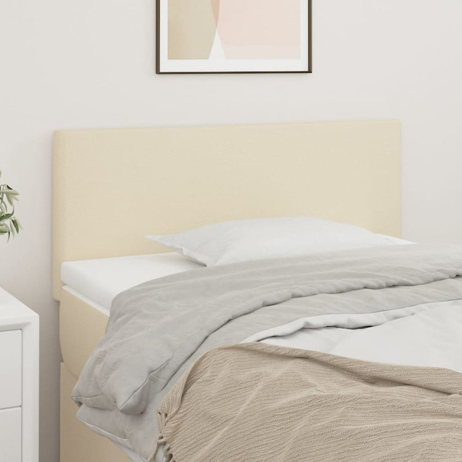 Hoofdbord 80x5x78/88 cm kunstleer crèmekleurig