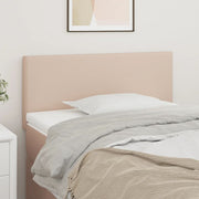 Headboard 80x5x78/88 cm faux leather cappuccino