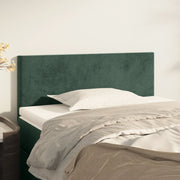 Hoofdbord 80x5x78/88 cm fluweel donkergroen