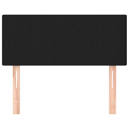 Hoofdbord 90x5x78/88 cm stof zwart 90 cm Laag