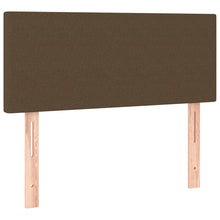 Hoofdbord 90x5x78/88 cm stof donkerbruin 90 cm Laag