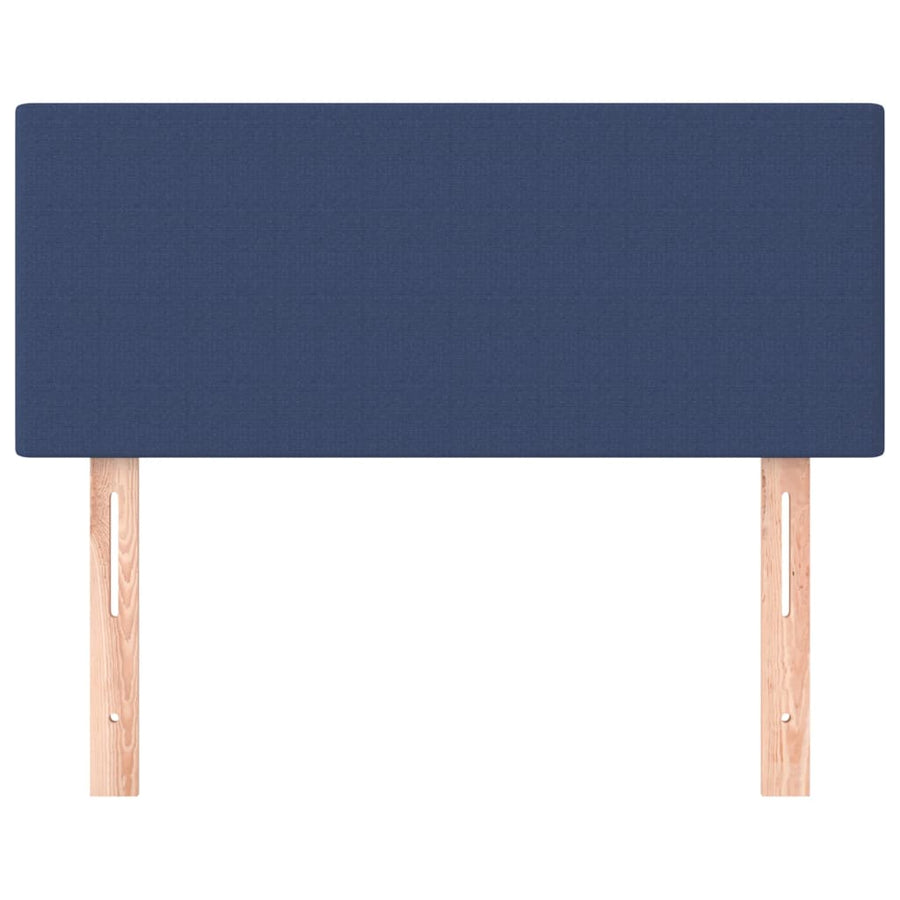 Hoofdbord 90x5x78/88 cm stof blauw 90 cm Laag