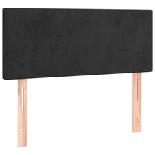 Hoofdbord 90X5X78/88 Cm Fluweel Zwart 90 cm Laag