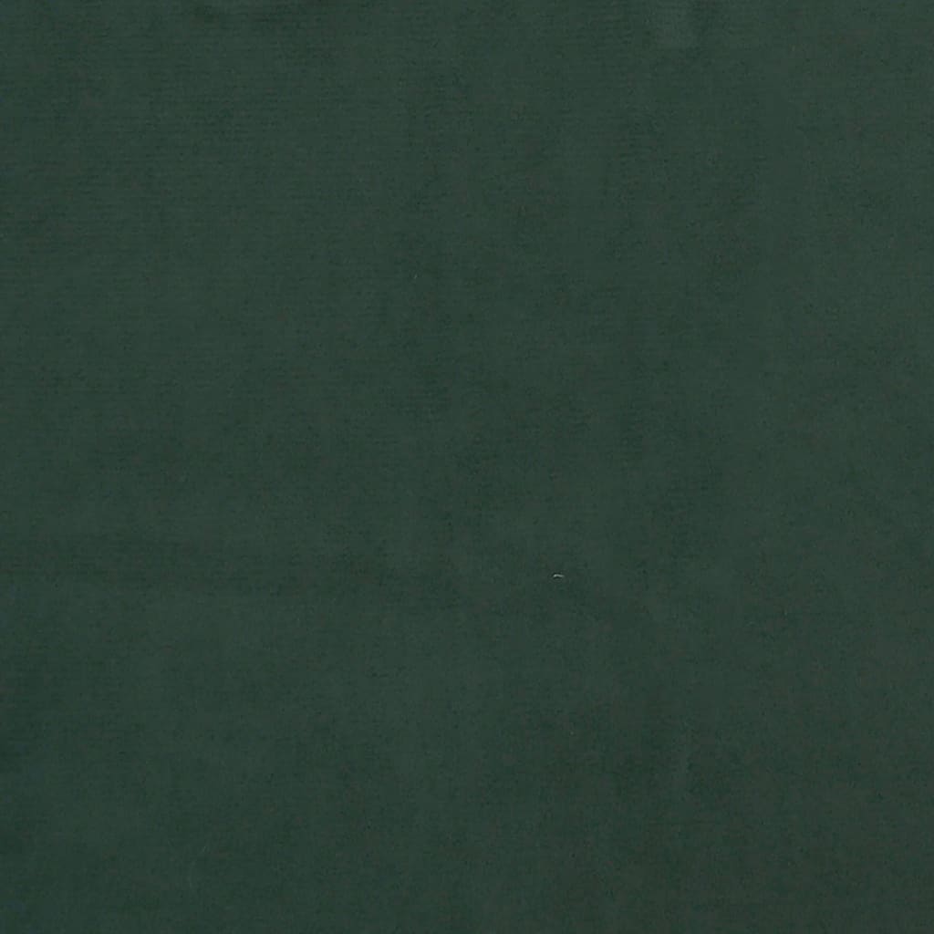 Hoofdbord 90X5X78/88 Cm Fluweel Donkergroen 90 cm Laag
