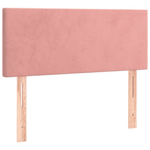 Hoofdbord 90X5X78/88 Cm Fluweel Roze 90 cm Laag