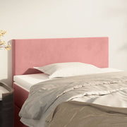 Hoofdbord 90x5x78/88 cm fluweel roze