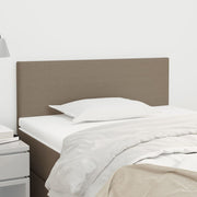 Hoofdbord 100x5x78/88 cm stof taupe