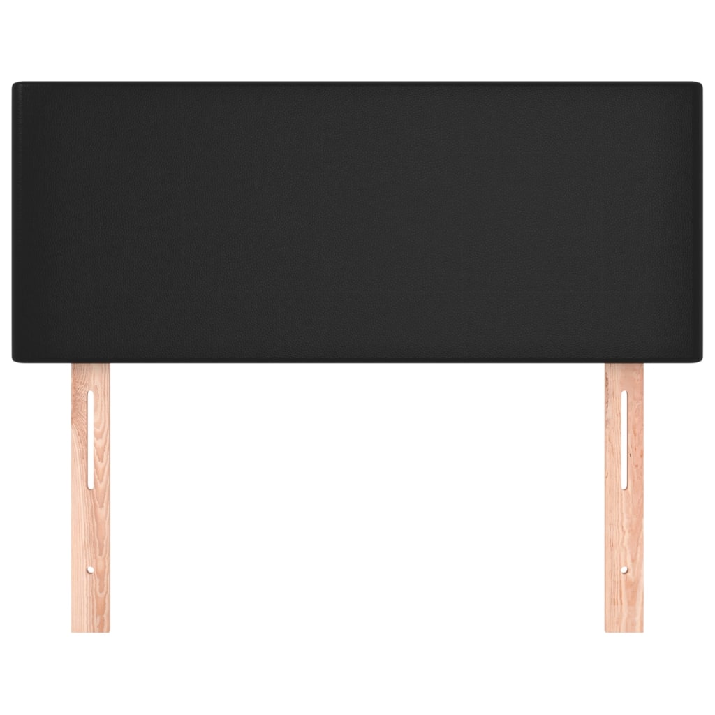 Hoofdbord 00X5X78/88 Cm Kunstleer Zwart 100 cm Laag