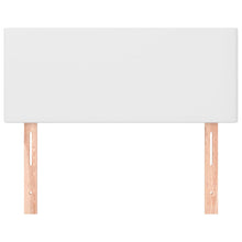 Hoofdbord 00X5X78/88 Cm Kunstleer Wit 100 cm Laag