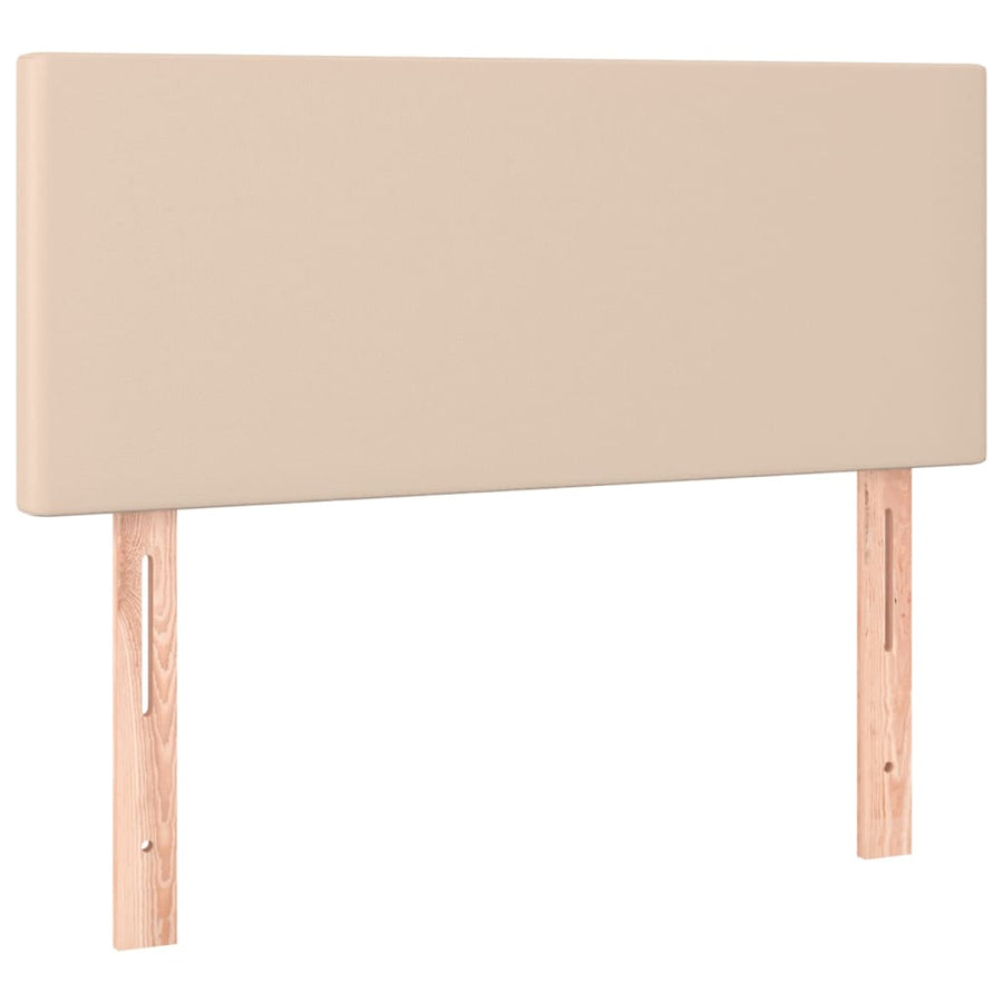 Hoofdbord 00X5X78/88 Cm Kunstleer Kleurig Cappuccino 100 cm Laag